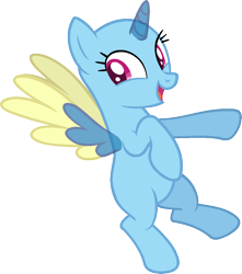 Size: 983x1111 | Tagged: safe, artist:pegasski, oc, oc only, species:alicorn, species:pony, episode:non-compete clause, g4, my little pony: friendship is magic, alicorn oc, bald, base, eyelashes, flying, horn, open mouth, simple background, smiling, solo, transparent background, two toned wings, wings