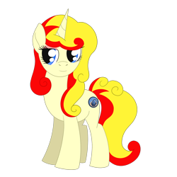 Size: 2048x2048 | Tagged: safe, artist:dyonys, oc, oc only, oc:miss libussa, species:pony, species:unicorn, g4, female, mare, simple background, solo, transparent background