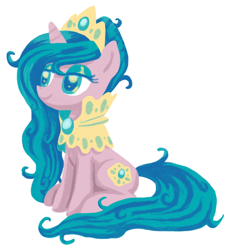 Size: 500x547 | Tagged: safe, artist:needsmoarg4, g1, g1 to g4, generation leap, princess sparkle, simple background, white background