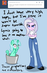 Size: 700x1077 | Tagged: safe, artist:arrkhal, character:lyra heartstrings, oc, oc:heartcall, species:sea pony, my little pony:equestria girls, equestria girls-ified, seapony lyra
