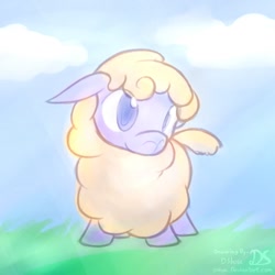 Size: 540x540 | Tagged: safe, artist:dshou, oc, oc only, species:sheep, ewe, solo