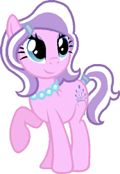Size: 363x525 | Tagged: safe, artist:firepony-bases, artist:starryoak, character:diamond tiara, species:earth pony, species:pony, female, necklace, older, older diamond tiara, raised hoof, simple background, solo, tail wrap, transparent background