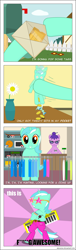 Size: 1098x3598 | Tagged: safe, artist:negasun, character:lyra heartstrings, oc, unnamed oc, species:earth pony, species:pony, species:unicorn, background pony, basketball, bits, boombox, censored, clothing, comic, crossover, female, gala ticket, keyboard, lyra plushie, macklemore & ryan lewis, mailbox, mare, musical instrument, pants, plothole plush lyra, self plushidox, skateboard, song reference, sports, star glasses, swag, thrift shop