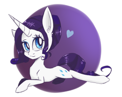 Size: 1000x800 | Tagged: safe, artist:silbersternenlicht, character:rarity, female, heart, solo