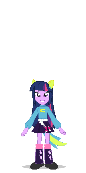 Size: 300x600 | Tagged: safe, artist:negasun, character:twilight sparkle, my little pony:equestria girls, animated, excited, female, grin, happy, heart, helping twilight win the crown, jumping, open mouth, simple background, solo, transparent background