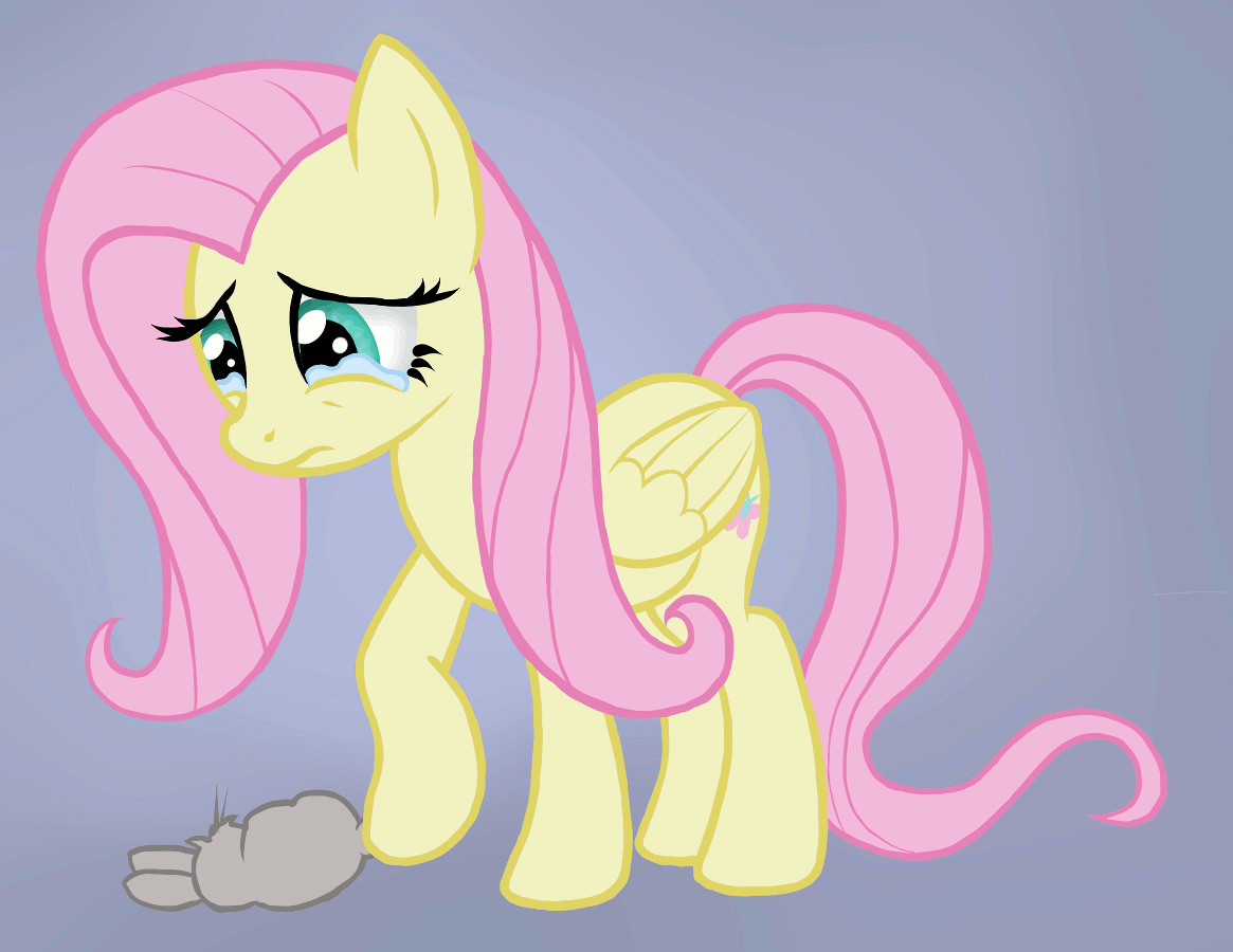 Size: 1165x900 | Tagged: safe, artist:arrkhal, character:fluttershy, animated, crying, death, female, sad