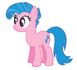 Size: 517x469 | Tagged: safe, artist:durpy, character:candy mane, character:firefly, species:earth pony, species:pony, g1, g4, color edit, female, g1 to g4, generation leap, mare, palette swap, race swap, recolor, simple background, solo, white background