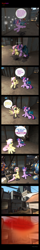 Size: 900x5624 | Tagged: safe, artist:pika-robo, character:fluttershy, character:twilight sparkle, 2fort, comic, crossover, demoman, gmod, imminent death, murder, pain, pyro, scout, spy, team fortress 2