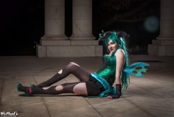 Size: 2048x1384 | Tagged: safe, artist:lochlan o'neil, character:queen chrysalis, species:human, cosplay, irl, irl human, photo