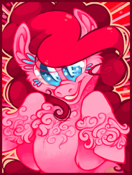 Size: 620x820 | Tagged: safe, artist:xenon, character:pinkie pie, chest fluff, female, solo, unshorn fetlocks