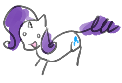 Size: 360x245 | Tagged: safe, artist:moonblizzard, character:rarity, rarity answers, ask, female, solo, tumblr