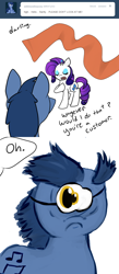 Size: 680x1560 | Tagged: safe, artist:moonblizzard, character:blues, character:noteworthy, character:rarity, rarity answers, ask, cyclops, cyclops pony, donny swineclop, tumblr