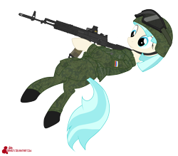 Size: 4000x3500 | Tagged: safe, artist:orang111, character:coco pommel, 6b43, absurd resolution, ak-12, ak-47, army, assault rifle, bulletproof vest, camouflage, digital flora, eotech, female, goggles, gun, helmet, hoof hold, military uniform, plot, ratnik, rifle, russia, russian army, soldier, solo, weapon