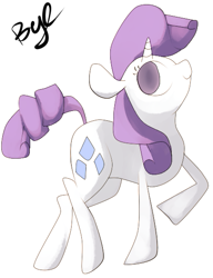 Size: 437x568 | Tagged: safe, artist:moonblizzard, character:rarity, rarity answers, ask, female, solo, tumblr