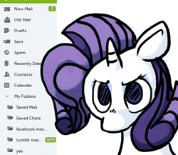 Size: 538x468 | Tagged: safe, artist:moonblizzard, character:rarity, rarity answers, ask, female, solo, tumblr