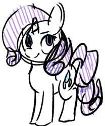 Size: 275x331 | Tagged: safe, artist:moonblizzard, character:rarity, rarity answers, ask, female, solo, tumblr