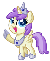 Size: 1440x1728 | Tagged: safe, artist:thecheeseburger, character:alula, character:pluto, character:princess erroria, species:alicorn, species:pony, female, jewelry, pluto, regalia, solo