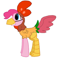 Size: 788x801 | Tagged: safe, artist:starryoak, character:pinkie pie, species:earth pony, species:pony, g4, animal costume, bubble berry, chicken pie, chicken suit, clothing, costume, male, rule 63, simple background, solo, stallion, transparent background