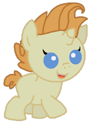 Size: 260x349 | Tagged: safe, artist:starryoak, character:pumpkin cake, species:pony, g4, baby, baby pony, cheese cake, rule 63, simple background, solo, transparent background