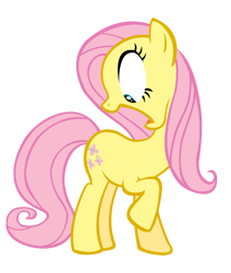 Size: 564x665 | Tagged: safe, artist:durpy, character:fluttershy, species:earth pony, species:pony, earth pony fluttershy, female, race swap, simple background, solo, transparent background, vector, wingless