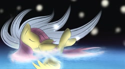 Size: 1960x1080 | Tagged: safe, artist:dshou, character:fluttershy, wallpaper