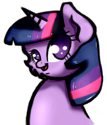 Size: 1105x1291 | Tagged: safe, artist:murder, character:twilight sparkle, character:twilight sparkle (alicorn), species:alicorn, species:pony, female, mare, simple background, solo, white background