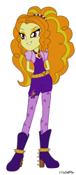 Size: 1673x3833 | Tagged: safe, artist:mixiepie, character:adagio dazzle, equestria girls:rainbow rocks, g4, my little pony: equestria girls, my little pony:equestria girls, boots, curvy, female, hourglass figure, shoes, simple background, solo, transparent background, vector