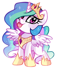 Size: 642x780 | Tagged: safe, artist:pepooni, character:princess celestia, species:alicorn, species:pony, blep, chibi, cute, cutelestia, female, looking at you, mare, simple background, solo, tongue out, transparent background