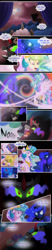 Size: 700x3343 | Tagged: safe, artist:falleninthedark, character:king sombra, character:princess celestia, character:princess luna, comic:twists and turns, comic, elements of harmony