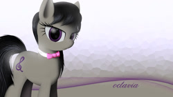 Size: 1600x900 | Tagged: safe, artist:styroponyworks, character:octavia melody, female, solo