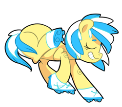 Size: 692x608 | Tagged: safe, artist:pepooni, oc, oc only, oc:ring runner, species:earth pony, species:pony, solo