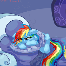 Size: 1000x1000 | Tagged: safe, artist:xenon, character:rainbow dash, crying, female, solo
