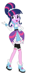 Size: 3355x8500 | Tagged: safe, artist:mixiepie, character:twilight sparkle, character:twilight sparkle (alicorn), species:alicorn, episode:friendship through the ages, equestria girls:rainbow rocks, g4, my little pony: equestria girls, my little pony:equestria girls, 50s, absurd resolution, clothing, female, high heels, open mouth, simple background, solo, transparent background, vector
