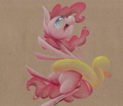 Size: 640x553 | Tagged: safe, artist:getchanoodlewet, character:pinkie pie, female, solo, traditional art