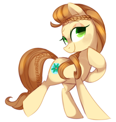 Size: 1024x1077 | Tagged: safe, artist:pepooni, oc, oc only, oc:afrodite, species:earth pony, species:pony, solo