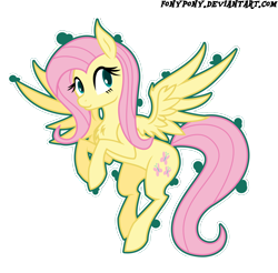 Size: 1960x1927 | Tagged: safe, artist:fonypony, artist:stepandy, character:fluttershy, color edit, female, flying, looking away, looking sideways, simple background, solo, spread wings, transparent background, wings