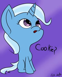 Size: 808x989 | Tagged: dead source, safe, artist:spritepony, character:trixie, species:pony, species:unicorn, female, filly, impossibly large head, mare, solo