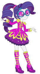 Size: 4578x8500 | Tagged: safe, artist:mixiepie, character:rarity, episode:friendship through the ages, equestria girls:rainbow rocks, g4, my little pony: equestria girls, my little pony:equestria girls, absurd resolution, clothing, female, glasses, high heel boots, reference, rockin' hair, sgt. pepper's lonely hearts club band, sgt. rarity, simple background, solo, the beatles, transparent background, vector