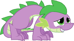 Size: 578x322 | Tagged: safe, artist:starryoak, character:spike, species:dragon, male, older, simple background, solo, transparent background