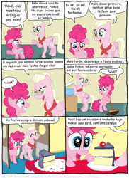 Size: 796x1096 | Tagged: safe, artist:kturtle, character:pinkie pie, comic:the story of granny pie, comic, granny pie, portuguese, translation