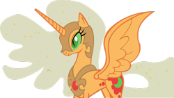 Size: 1024x578 | Tagged: safe, artist:blah23z, character:applejack, character:nightmare applejack, character:nightmare moon, character:princess luna, species:alicorn, species:pony, alicornified, applecorn, ethereal mane, nightmarified, palette swap, race swap, simple background, transparent background