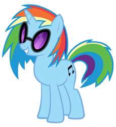 Size: 856x934 | Tagged: safe, artist:blah23z, edit, character:dj pon-3, character:rainbow dash, character:vinyl scratch, female, palette swap, recolor, simple background, solo, transparent background, vector