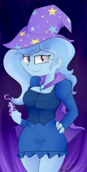 Size: 637x1255 | Tagged: safe, artist:befishproductions, character:trixie, my little pony:equestria girls, female, signature, solo