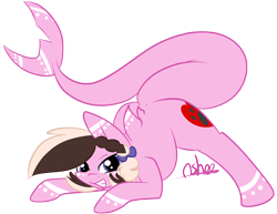 Size: 2945x2271 | Tagged: safe, artist:ashee, oc, oc only, oc:ashee, original species, shark, shark pony, simple background, solo, transparent background