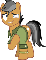 Size: 4588x6000 | Tagged: safe, artist:chainchomp2, character:quibble pants, species:earth pony, species:pony, episode:stranger than fanfiction, .svg available, absurd resolution, crazy face, faec, male, simple background, solo, stallion, transparent background, vector