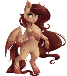 Size: 800x900 | Tagged: safe, artist:silentwulv, oc, oc only, oc:sweet poison, species:pegasus, species:pony, rearing, solo