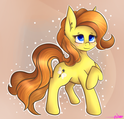 Size: 2409x2300 | Tagged: safe, artist:ashee, oc, oc only, oc:honey blossom, blushing, freckles, solo