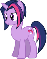 Size: 1024x1282 | Tagged: safe, artist:blah23z, artist:thebosscamacho, character:cayenne, character:twilight sparkle, character:twilight sparkle (unicorn), species:pony, species:unicorn, alternate hairstyle, cute, cutie mark, female, fusion, identity theft, mare, palette swap, recolor, simple background, solo, transparent background, vector