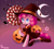 Size: 1392x1257 | Tagged: safe, artist:lightning-stars, character:pinkie pie, species:bat, g4, clothing, costume, female, halloween, hat, moon, solo, stars, witch hat