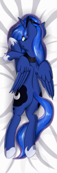 Size: 1417x4251 | Tagged: safe, artist:stargazer, character:princess luna, species:alicorn, species:pony, absurd resolution, body pillow, body pillow design, female, looking at you, looking back, solo